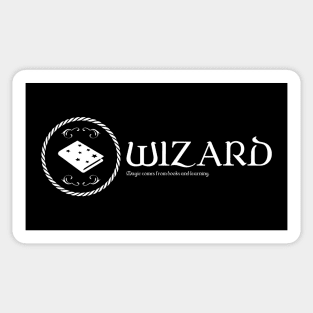 Wizard Character Class TRPG Tabletop RPG Gaming Addict Sticker